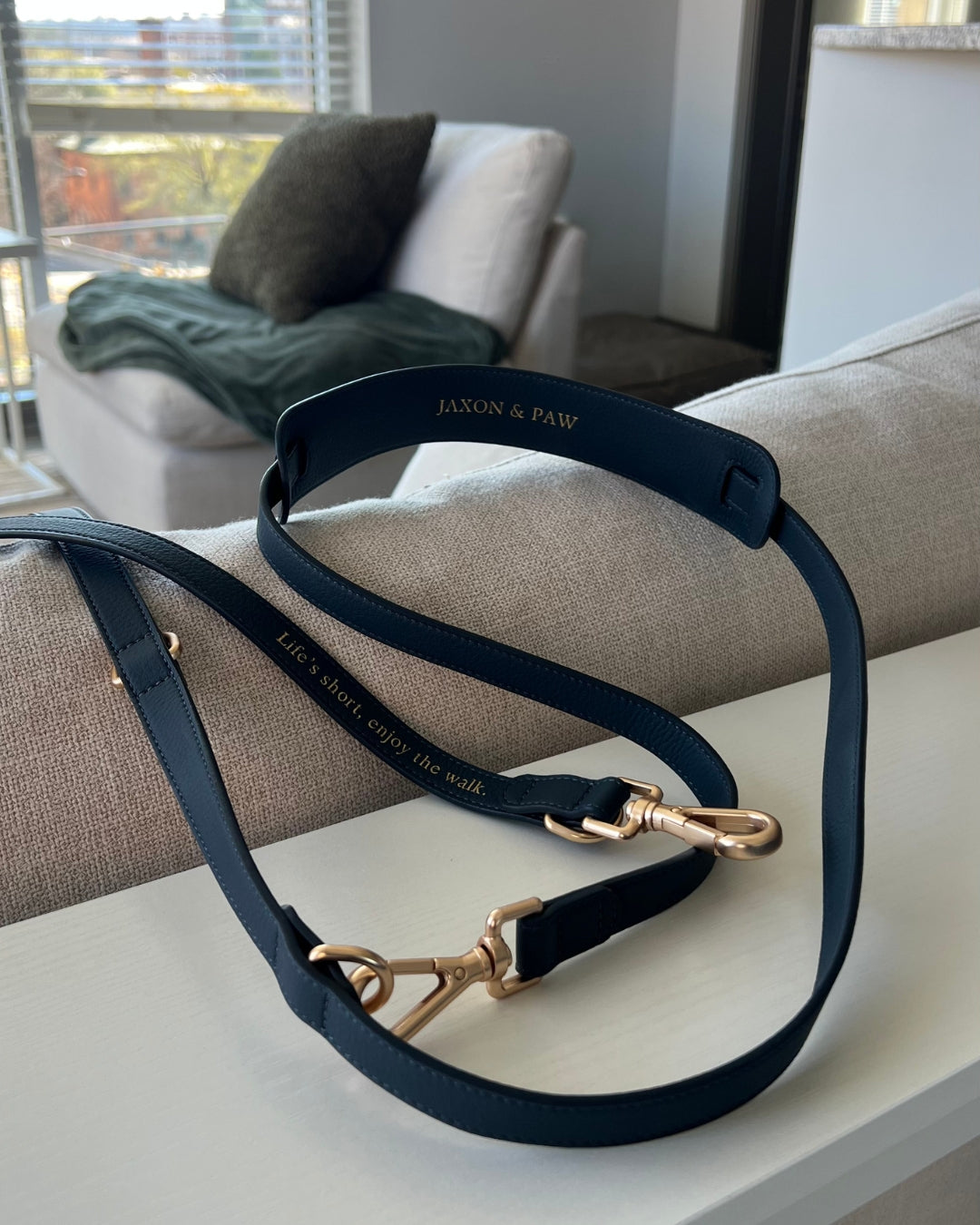 Jaxon & Paw Leash | Classic Navy